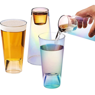 Shot In The Pint Glass Take A Shot Then Flip Your Glass Over And Down A Beer 4 Set 7h The Wine Savan