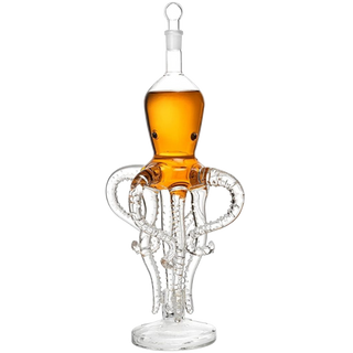 Tall Octopus Whiskey And Wine Decanter 500ML 16 5 H By Extraordinary Detail Kraken S