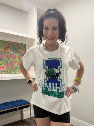 QOS - Custom - TAMU-CC Islanders T-Shirt - Boutique Bella BellaQueen of Sparkles