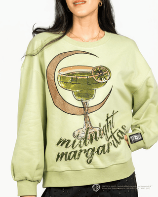 QOS Licensed Green Midnight Margarita Sweatshirt - Boutique Bella BellaQueen of Sparkles
