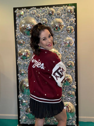 QOS Licensed Texas A&M Bomber Jacket - Boutique Bella BellaJacket