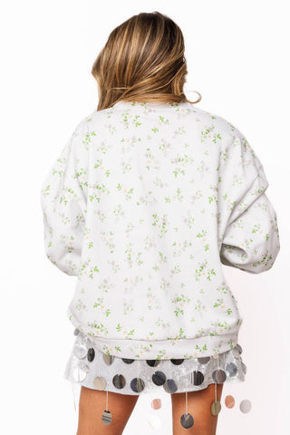 QOS Licensed Texas A&M Floral Initials Sweatshirt - Boutique Bella BellaSweatshirt