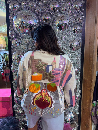 QOS Multi Thanksgiving Day Parade Sweatshirt - Boutique Bella BellaQueen of Sparkles