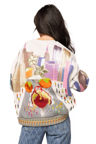 QOS Multi Thanksgiving Day Parade Sweatshirt - Boutique Bella BellaQueen of Sparkles