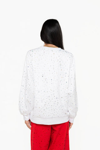 QOS Wholesale Licensed Friends™ All The Wedding Dresses Scattered Rhinestone Sweatshirt - Boutique Bella BellaTops