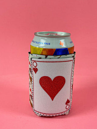 Queen of Hearts Card Koozie - Boutique Bella BellaInsulated Koozie