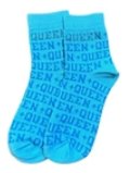 Queen of Sparkles-Aqua Queen Socks - Boutique Bella BellaQueen of Sparkles