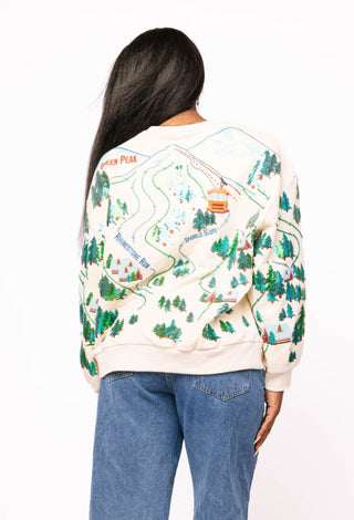 Queen of Sparkles Beige 'Sparkle Slope' Scenery Sweatshirt - Boutique Bella BellaQueen of Sparkles