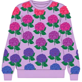 Queen of Sparkles - Lavender Hydrangea Sweatshirt - Boutique Bella Bella