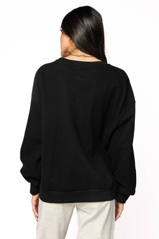 Queen of Sparkles Licensed Black Cafe Du Monde' Beignet Bag & Powdered Sugar Sweatshirt - Boutique Bella BellaSweatshirt