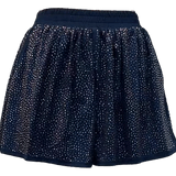 Queen Of Sparkles-Navy Rainbow Iridescent Active Rhinestone Short - Boutique Bella BellaQueen of Sparkles