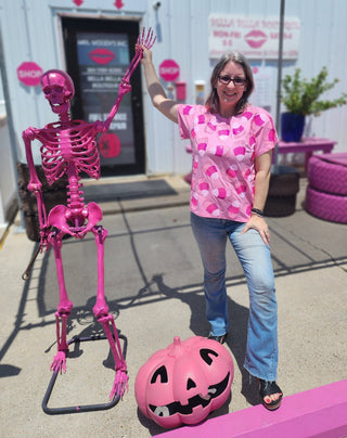 Queen of Sparkles - Pink Candy Corn Tee - Boutique Bella BellaQueen of Sparkles