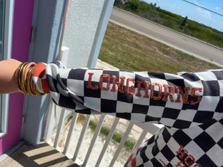 Queen of Sparkles • QOS • Licensed Texas Checkered Team Icons Cardigan - Boutique Bella BellaCardigan