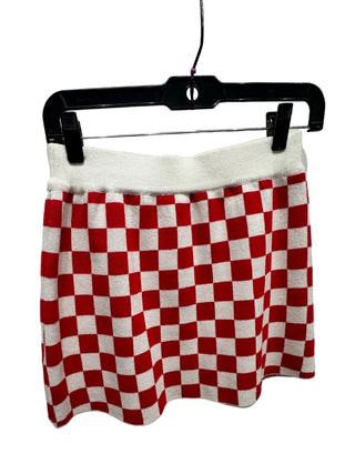 Queen of Sparkles White & Red Checkered Skirt - Boutique Bella BellaQueen of Sparkles