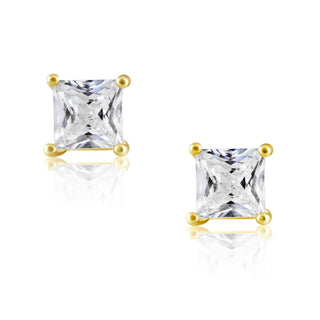 Radiant Cut Studs - Boutique Bella BellaEarring