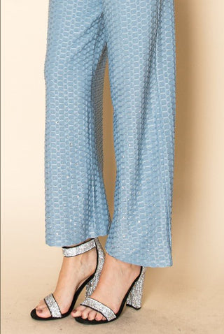 Radiant Honeycomb Glam Pants - Boutique Bella BellaPants