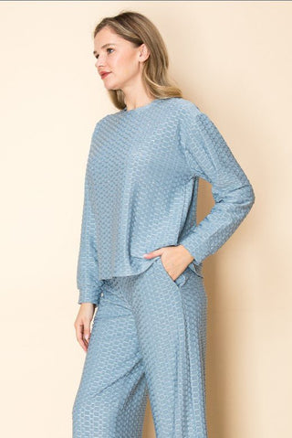 Radiant Honeycomb Glam Top - Boutique Bella BellaPants