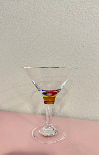 Rainbow 9oz Martini Glass - Boutique Bella Bellawine glass