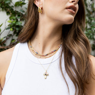Rainbow Tennis Necklace - Boutique Bella BellaNecklace