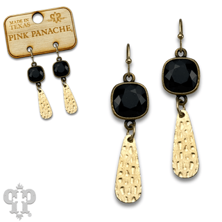 Raindrop earring with crystals from Swarovski® - LC - Boutique Bella BellaEarrings