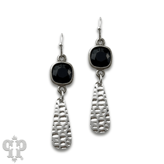 Raindrop earring with crystals from Swarovski® - LC - Boutique Bella BellaEarrings