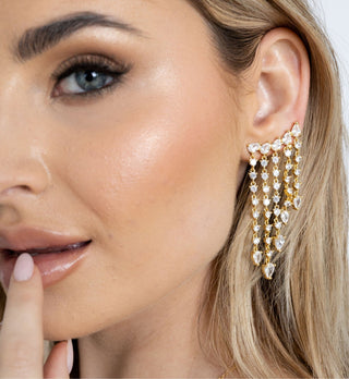 Raven Statement Earrings - Boutique Bella Bella