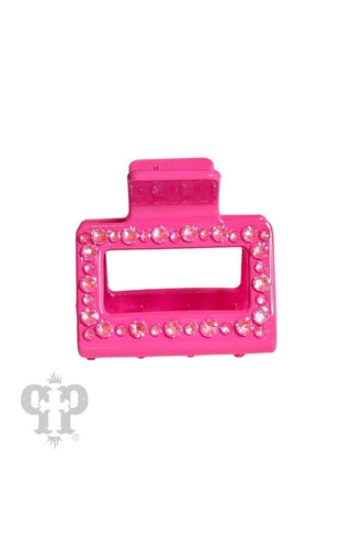 Rectangle rhinestone hair clip - Boutique Bella BellaHair Claws