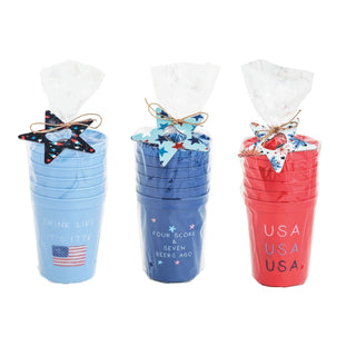 Red Americana Party Cup Set - Boutique Bella Belladrinkware