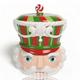 Red / Green Nutcracker Cookie Jar - Boutique Bella BellaCookie Jar