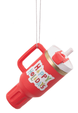 Red Insulated Mug Ornament - Boutique Bella BellaChristmas Ornament