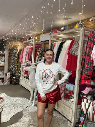 Red Show Stopper Shorts - Boutique Bella Bellashorts