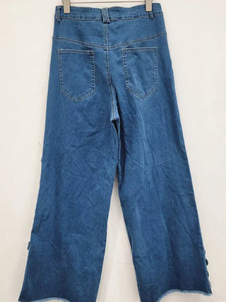 Reflective Sequin Straight Leg Jeans - Boutique Bella BellaJeans