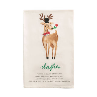 Reindeer Poem Kitchen Towels - Assorted - Boutique Bella BellaChristmas Kitchen Towel