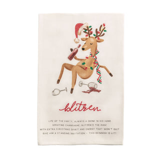 Reindeer Poem Kitchen Towels - Assorted - Boutique Bella BellaChristmas Kitchen Towel