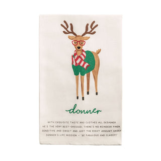 Reindeer Poem Kitchen Towels - Assorted - Boutique Bella BellaChristmas Kitchen Towel