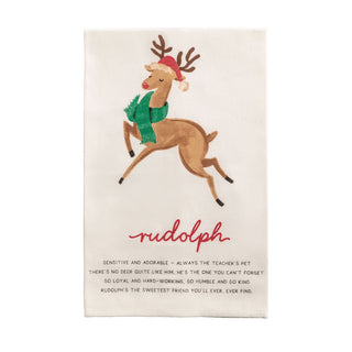 Reindeer Poem Kitchen Towels - Assorted - Boutique Bella BellaChristmas Kitchen Towel