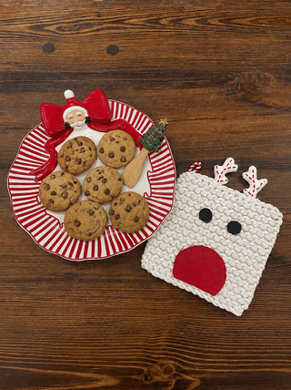 REINDEER XMAS POTHOLDER - Boutique Bella BellaChristmas Decor