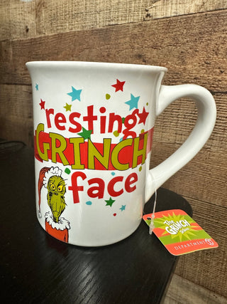 Resting Grinch Face Mug - Boutique Bella BellaChristmas