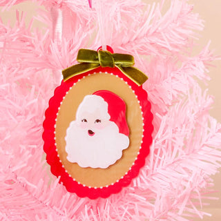Retro Santa Acrylic Ornament - Boutique Bella BellaChristmas Ornament
