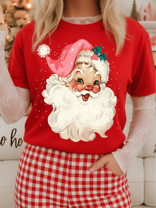 Retro Santa Graphic Tee - Boutique Bella BellaGraphic Tees