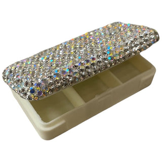 RHINESTONE 3 COMPARTMENT PILL CASE - Boutique Bella BellaPill Case