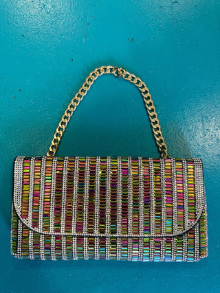 Rhinestone Bling Crossbody Mini Bag - Boutique Bella BellaCrossbody
