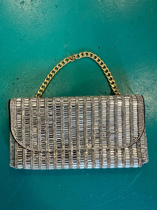 Rhinestone Bling Crossbody Mini Bag - Boutique Bella BellaCrossbody