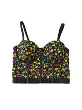 Rhinestone Bustier - Black - Boutique Bella BellaBuster