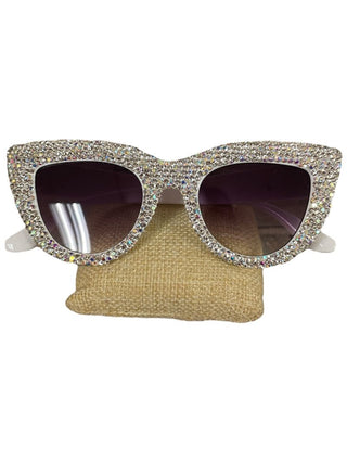 RHINESTONE CAT EYE SUNGLASSES - Boutique Bella BellaSunglasses