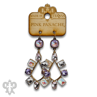 Rhinestone chandelier teardrop earring with Austrian crystal - Boutique Bella BellaEarrings