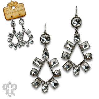 Rhinestone chandelier teardrop earring with Austrian crystal - Boutique Bella BellaEarrings