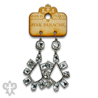 Rhinestone chandelier teardrop earring with Austrian crystal - Boutique Bella BellaEarrings