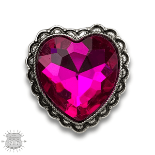 Rhinestone heart ring - Boutique Bella BellaRings