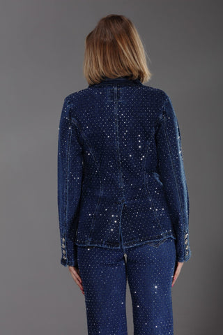 Rhinestone Rebel Blazer - Boutique Bella BellaBlazer